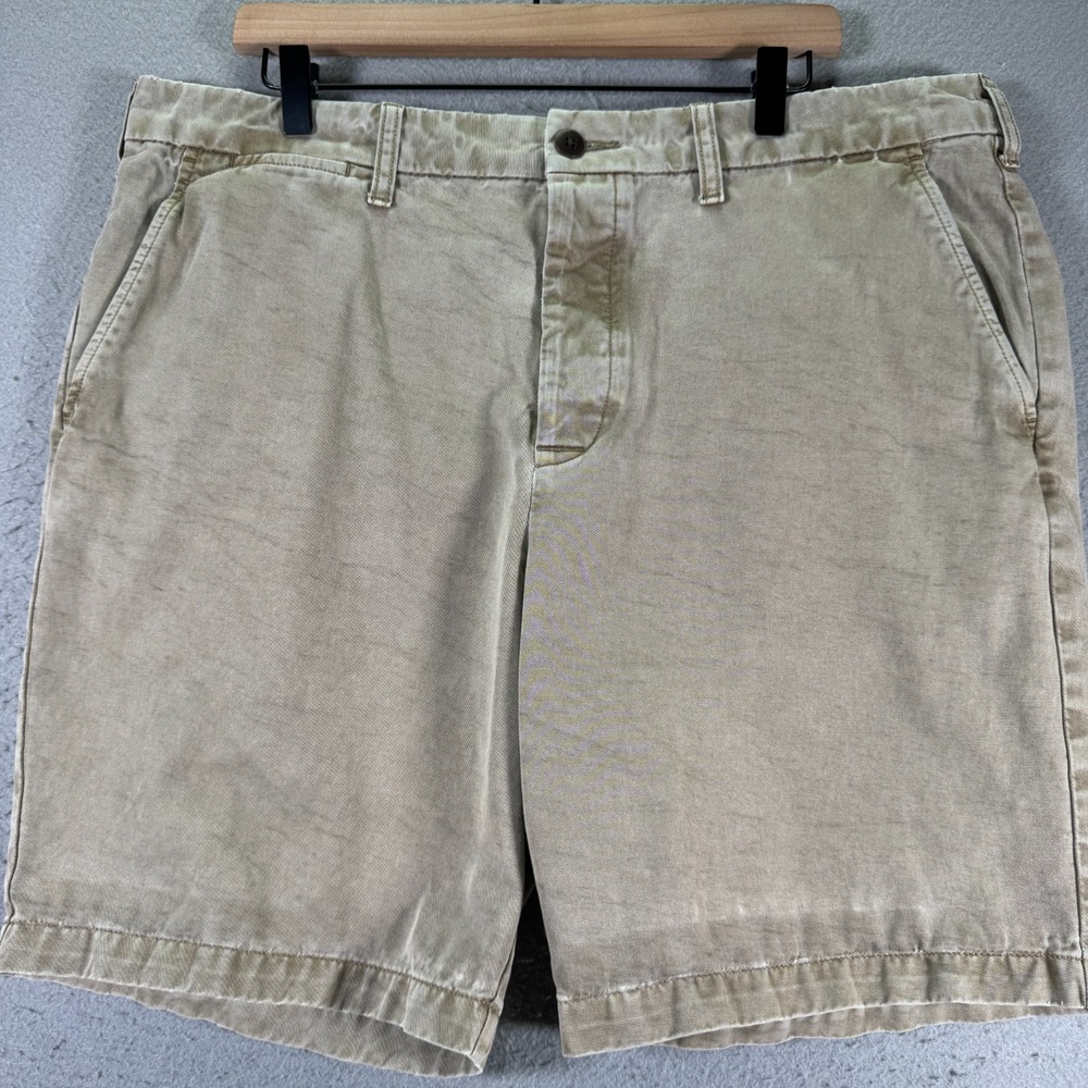 Outerknown Chino‎ Shorts Mens 38 Brown Acid Wash Fade Heavy Weight Classic 8"